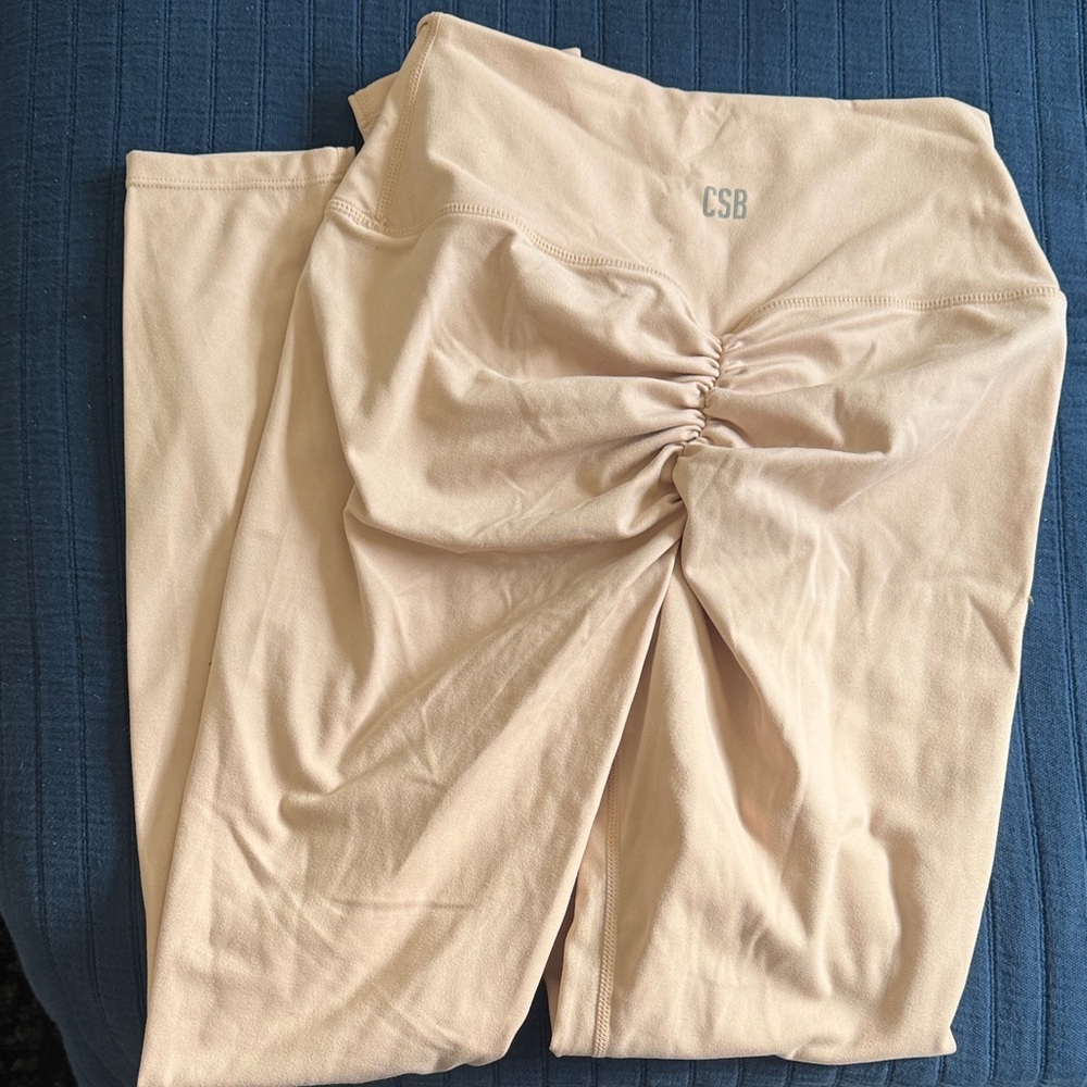 Crop Shop Boutique Cream Leggings